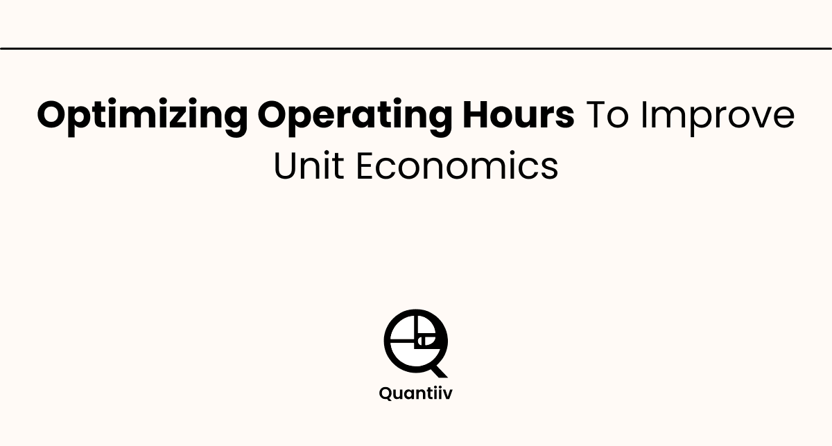 Why Your Operating Hours Might Be Costing You Money (And How to Find Out)